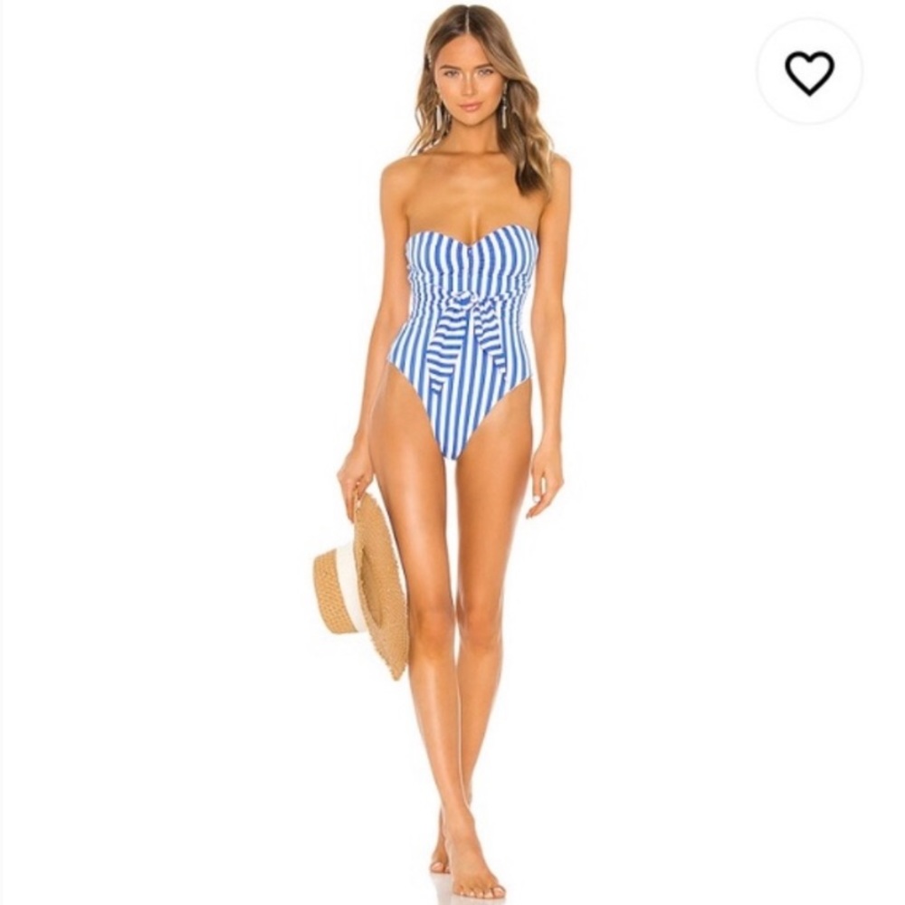 WeWoreWhat Capri Red/White One Piece  - NWT - XS